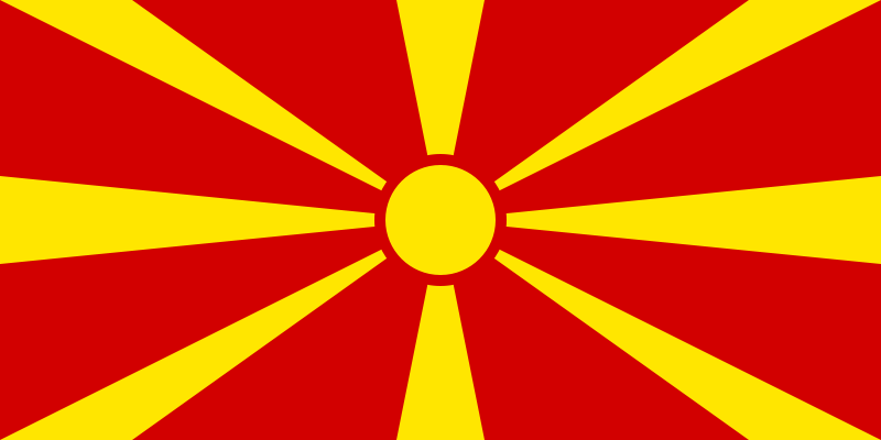 Macedonia Official Flag