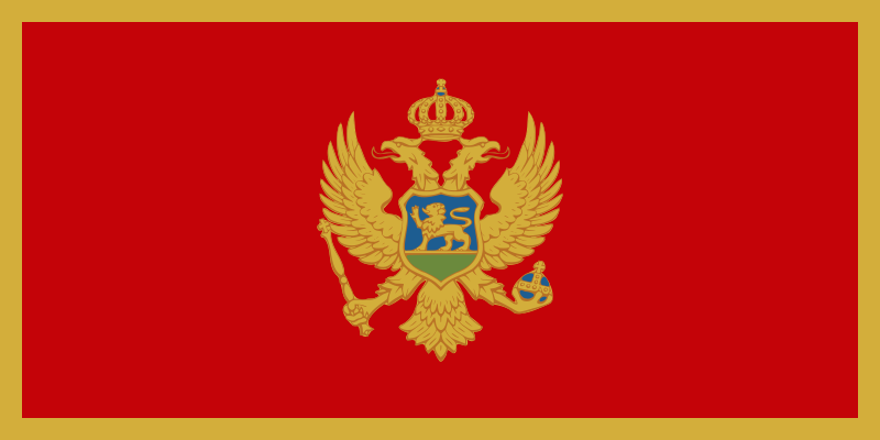 Montenegro Official Flag